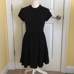 Black midi dress